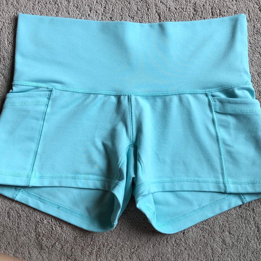 Popflex 2.0 Booty Shorts in Seafoam